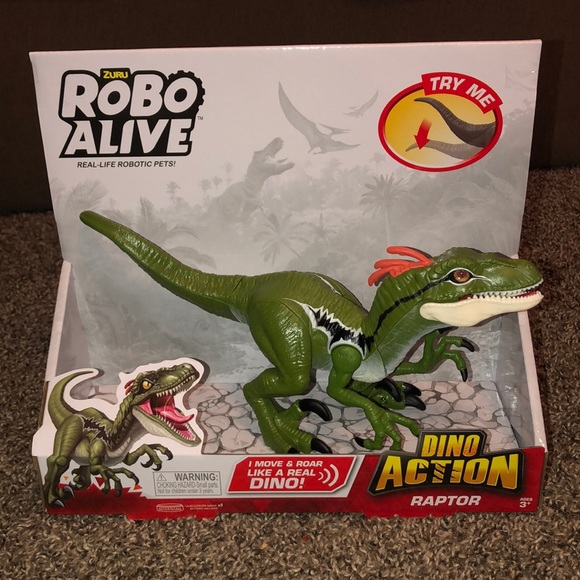 Robo Alive Dino Action Raptor - Picture 1 of 7